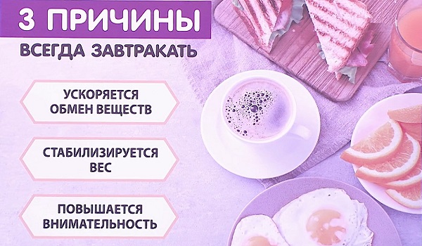 3 причины завтракать